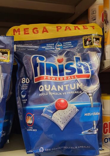 net təmizləyici vasitə: Finish 80 tablet qabyuyan üçün Çatdırılma mövcuddur