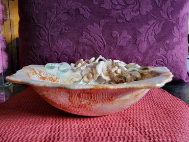 Kuhinjski setovi: Set nov rucni rad iz 80ih. pepeljara i cinija. Rucni rad. rucno — 9