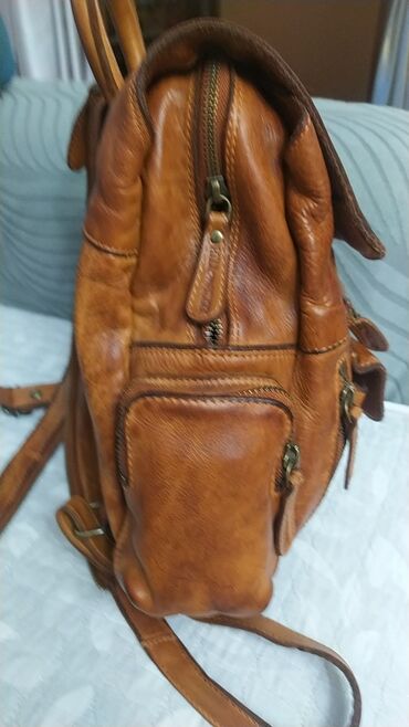 Рюкзаки: Рюкзак Hill Burry из натуральной кожи - Материал: натуральная кожа — 8