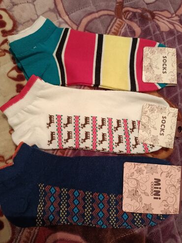одежды для подростков: Распродажа носки под КОРЕЯ, КИТАЙ. Отличное качество 23 сом в пачке 12