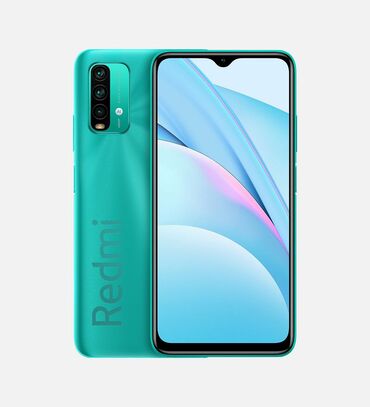 Redmi: Redmi, Redmi 9T, Новый, 128 ГБ, цвет - Зеленый, 2 SIM