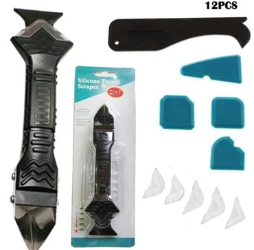 Lak-boya məhsulları: 7-in-1 Silikon Mastika Aləti Dəsti – “Silicone Trowel & Scraper”