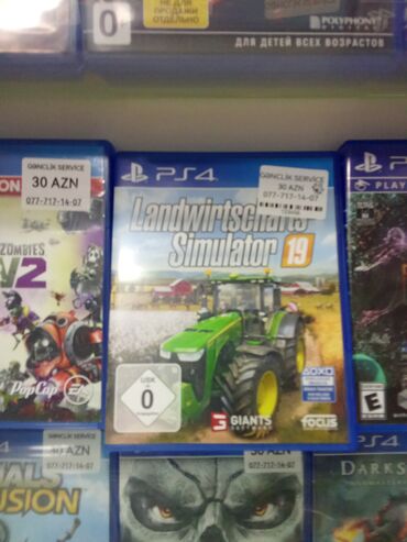 Oyun diskləri və kartricləri: PS4 üçün Landwirtschafts Simulator 19 oyunu. Kənd təsərrüfatı