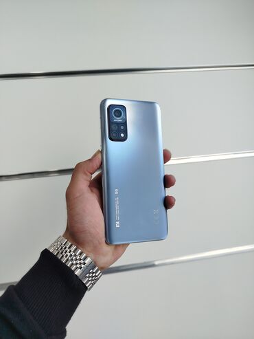 xiaomi telefonlari: Xiaomi Mi 10T, 128 GB, rəng - Gümüşü, 
 Düyməli, Barmaq izi