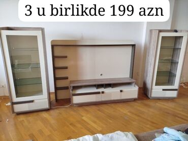 Qida məhsulları: Qonaq otagi desti satılır 199 azn yeni kimi qorkaların içi led