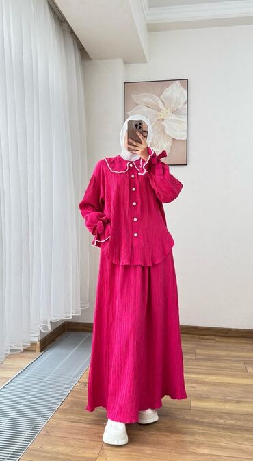 Повседневные платья: Повседневное платье, Лето, Длинная модель, Оверсайз, 4XL (EU 48)