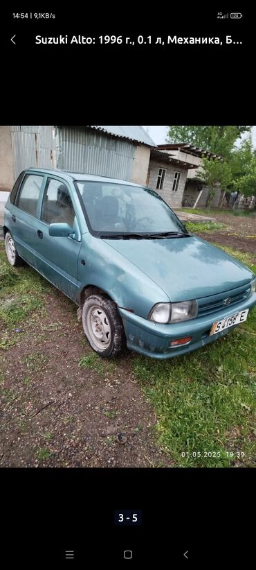 lada машина: Suzuki Alto: 1996 г., 0.1 л, Механика, Бензин, Хэтчбэк