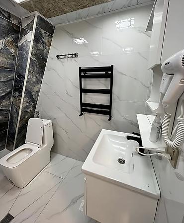 Bağ evlərinin kirayəsi: Dağ menzereli İsti hovuzlu A-frame ev Evin heyetinde ayrica bisetka — 10