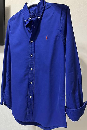 polo şalvar: Köynək, Ralph Lauren, M, rəng - Göy — 1