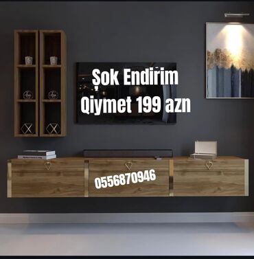 TV altlığı: Yeni, Düz TV altlığı, Polkalı, Laminat, Azərbaycan — 18