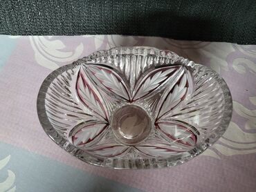 Činije: Bombinijera iz 70ih kristal,led kristal,matirani delovi,rucni rad Anna — 2