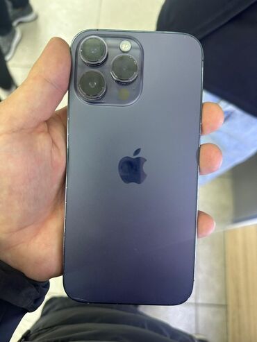 айфон 15 пр макс: IPhone 14 Pro Max, 128 ГБ, Deep Purple, Куту, 86 %