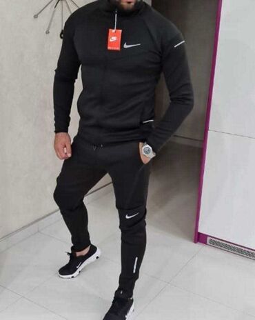 tech fleece l: Komplet, L (EU 52), Nike, bоја - Crna