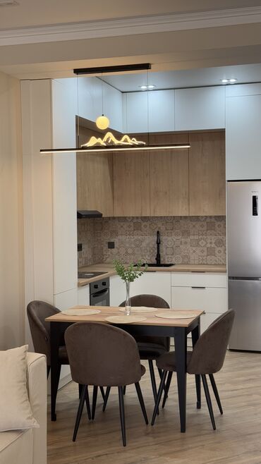 сокулук новостройка: 2 комнаты, 67 м², Элитка, 15 этаж, Дизайнерский ремонт