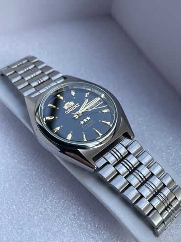 Qol saatları: İşlənmiş, Qol saatı, Orient, rəng - Gümüşü — 3