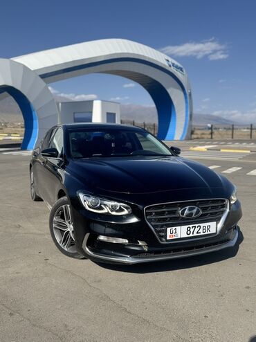 авто аренда жалал абад: Hyundai Grandeur, черный седан бизнес‑класса