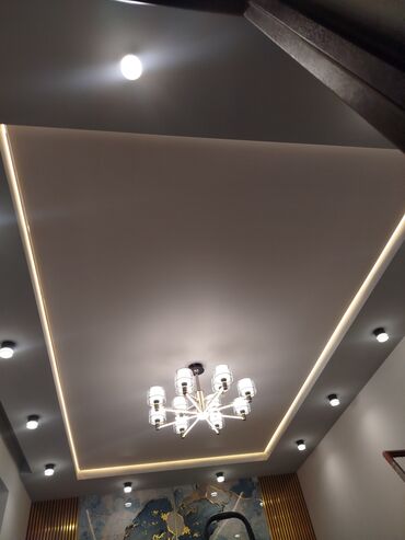 Натяжной потолок: Натяжной потолок Глянцевое, Матовое, 3D потолки Демонтаж, Бесплатный замер, Гарантия — 9