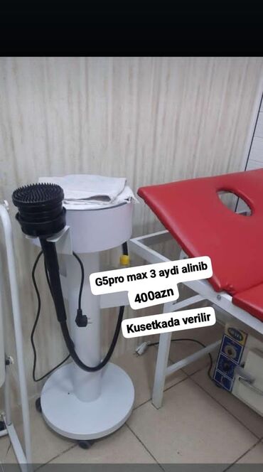 ariqladici vasiteler: *G5 pro max aparayi satilir kusetka ile dest 3 aydi alinib istufade