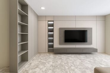 Sifarişlə TV stendlər: Siyirməli, Polkalı, MDF — 3