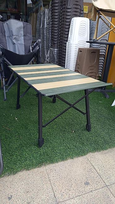 dairevi masa: Yeni, Kvadrat masa, 4 stul, Açılmayan, Stullar ilə, Metal, Çin — 10