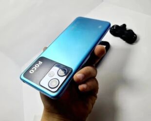 телефон поко цена: Poco X5 Pro 5G, Колдонулган, 512 ГБ, түсү - Көк, 1 SIM, eSIM, 2 SIM