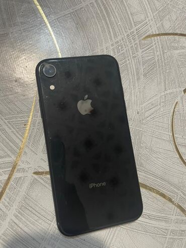 запчасти на айфон x: IPhone Xr, Б/у, 64 ГБ, Черный, Чехол, 83 %