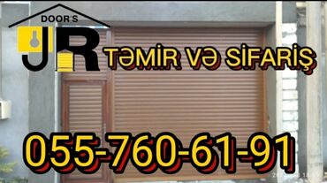 jaluz qaraj qapilari: Qaraj və ya mağaza üçün ideal olan jalüz qapılarımız təklif olunur. Bu