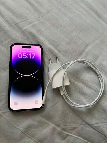 айфон 14 про 256 гб: IPhone 14 Pro, Колдонулган, 128 ГБ, Deep Purple, Каптама, 86 %