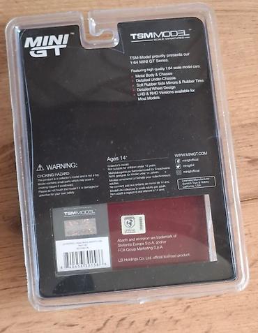 dvd disk: Mini GT 1:64 miqyaslı die-cast model avtomobil Model: LB-WORKS x Abas — 1