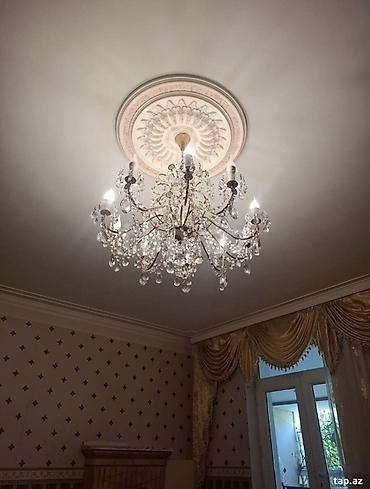 Çılçıraq, 10 və daha çox lampa, Xrustal