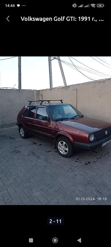 Volkswagen: Volkswagen Golf GTI: 1991 г., 1.9 л, Дизель, Хэтчбэк — 4