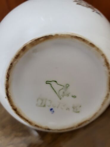 Digər dəstlər və servizlər: Kolleksiya üçün dekorativ porselen dəst - Porselen kaşa: Ağ əsaslı — 7