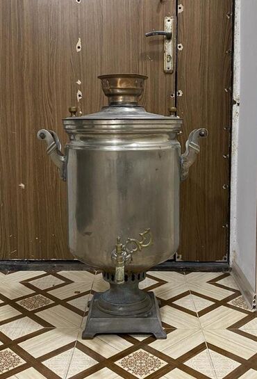 samovar satilir: Б/у Дровяной Самовар, Более 10 л