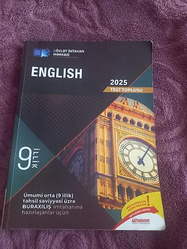 Тесты: Məhsul: DİM “English 2025 – Test Toplusu” (9 illik) Təsvir: - Ümumi — 1