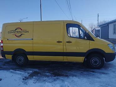 правое крыло спринтер: Mercedes-Benz Sprinter 213 CDI, жёлтый фургон. - Кузов: длинная база — 5