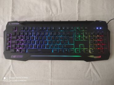 rampage v900 s: Rampage oyun klaviatura 4 knopka proqramla ve 9 eded isiq funksiyali