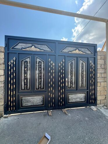 Həyət darvazaları: Yeni Dəmir Həyət darvazası, 3 m, Mexaniki, Qapı ilə, rəng - Qara, Kredit var, Ödənişli quraşdırma, Ünvandan götürmə, Ödənişli çatdırılma, Rayonlara çatdırılma -da lalafo.az — 30 Həyət darvazaları: Yeni Dəmir Həyət darvazası, 3 m, Mexaniki, Qapı ilə, rəng - Qara, Kredit var, Ödənişli quraşdırma, Ünvandan götürmə, Ödənişli çatdırılma, Rayonlara çatdırılma — 30