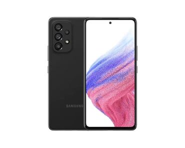 самсук а53: Samsung Galaxy A53 5G, Б/у, 128 ГБ, цвет - Черный