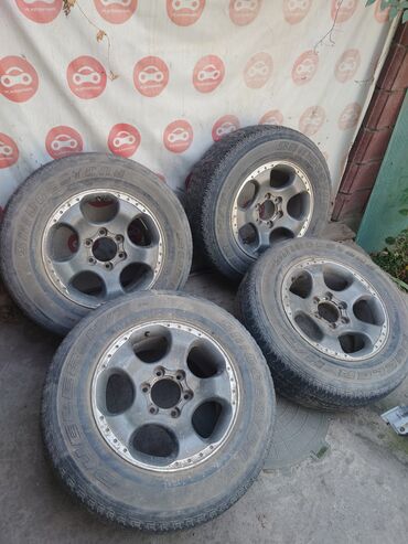 bbs диска: Колеса в сборе 265 / 65 / R 17, Всесезонная, Б/у, Комплект, Внедорожные (АТ/МТ), Литые, отверстий - 6