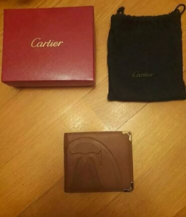 portmone: Cartier portmane 120 manata alinib yenidir