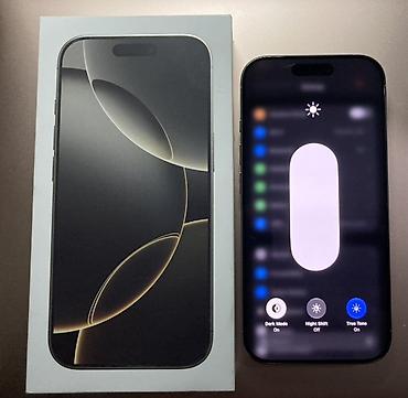 6s iphone plus: IPhone 16 Pro, 256 GB, Natural Titanium, Simsiz şarj, Face ID, Sənədlərlə — 6