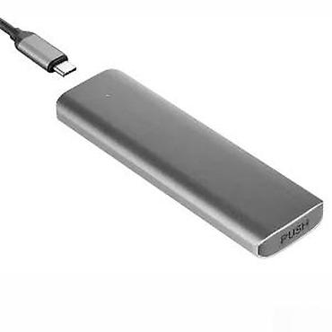 Hard diskovi, eksterni diskovi: USB-C eksterno kućište za M.2 NVMe SSD - Tip: Kućište/adaptor za M.2 — 18
