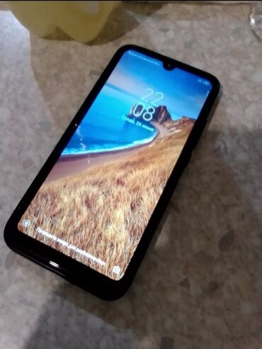 телефон inoi: Xiaomi, Redmi 7, Б/у, 32 ГБ, цвет - Черный, 2 SIM