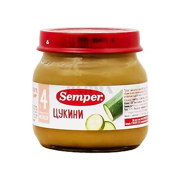 Пюре Semper «Цукини», детское питание - Однокомпонентное овощное пюре