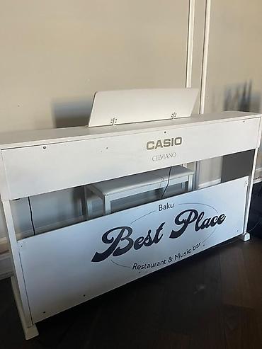 casio sintezator: CASIO CELVIANO rəqəmsal pianino – ağ korpuslu ev və səhnə üçün ideal — 2