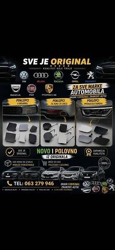 motorka mustang: POKLOPCI PRSKALICA KUKE ZNAKOV ZA AUDI 80, 90, 100 . OD 2000. DO — 3