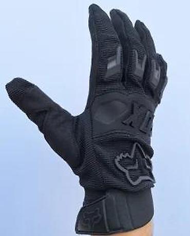 Oprema za bicikliste: Moto rukavice FOX – crne, celo-prstne - Namenjene za motociklizam — 3