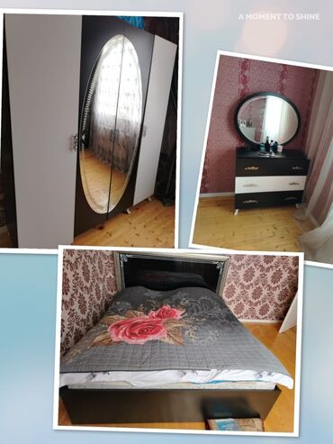 Qida məhsulları: Yataq desti hec bir prablemi yoxdu.Matras var baza yoxdu.Qiy 400