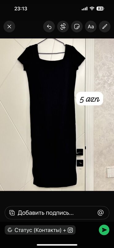 Dəstlər, kostyumlar: Qadın geyimləri 1) Bej rəngli trikotaj dəst – 10 AZN - V-yaxa — 8