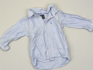 bluzka w paski dla chłopca: Сорочка, H&M, 9-12 міс., стан - Дуже гарний